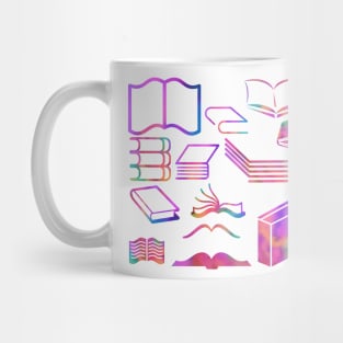 Book Collection Medley Mug